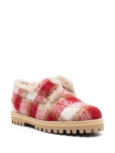 Le Silla Yacht geruite loafers - Rood