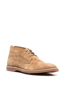 Officine Creative Kent 002 suède enkellaarzen - Beige