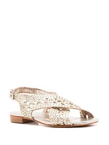 Sarah Chofakian Isolde metallic sandalen - Goud