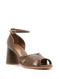 Sarah Chofakian Lucie leren sandalen - Bruin