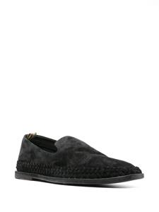 Officine Creative Miles 002 suède loafers - Zwart