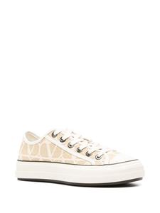 Valentino Garavani Toile Iconographe low-top sneakers - Beige