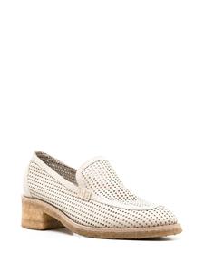 Sarah Chofakian Ronnie geperforeerde Oxford schoenen - Beige