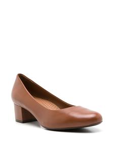 Sarah Chofakian Pomel pumps met ronde neus - Bruin