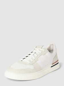 Boss Sneakers van leer met vetersluiting