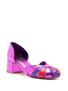 Sarah Chofakian Marjorie pumps met vlakken - Roze