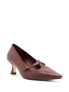 Sarah Chofakian Corinne 45mm leren pumps - Bruin