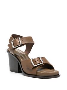 LEMAIRE 90mm leather sandals - Bruin