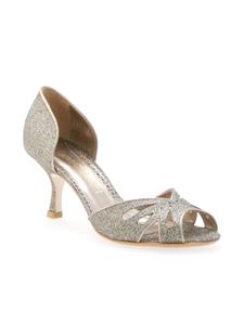 Sarah Chofakian echt leren sandalen - Metallic