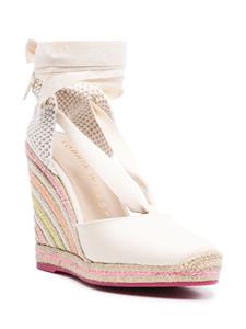 Sophia Webster Valentina 110 mm espadrilles - Beige