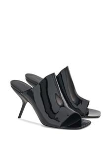 Ferragamo Muiltjes met open neus - Zwart