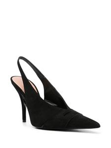 Philosophy Di Lorenzo Serafini 110mm suede slingback pumps - Zwart