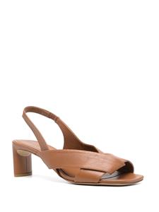 Del Carlo 55mm leather sandals - Bruin