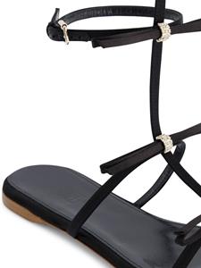 Giambattista Valli Sandalen met strikdetail - Zwart