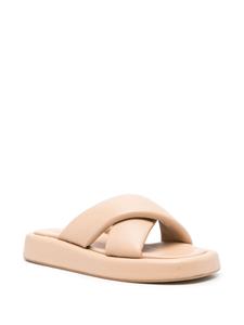 VAMSKO Pillow leather sandals - Beige