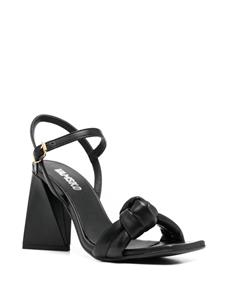 VAMSKO Eden 100mm leather sandals - Zwart