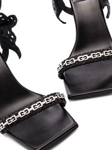 Givenchy Geweven slingback sandalen - Zwart