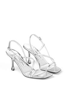 Jimmy Choo Etana 80 mm sandalen - Zilver