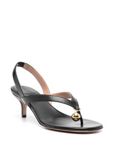 Philosophy Di Lorenzo Serafini x Malone Souliers Lucie 65mm leather sandals - Zwart