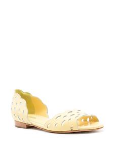 Sarah Chofakian Vivienne sandalen met open neus - Geel