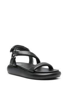 Ash Vanessa 50mm leather sandals - Zwart