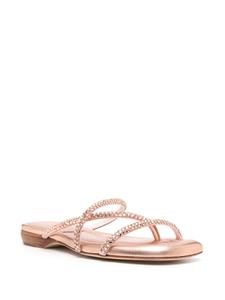 Ash Rubis slippers verfraaid met kristallen - Roze