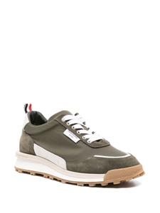 Thom Browne Alumni sneakers met suède vlakken - Groen