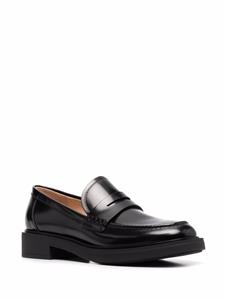 Gianvito Rossi Harris leren loafers - Zwart