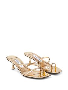 Jimmy Choo Etana 50 mm sandalen - Goud