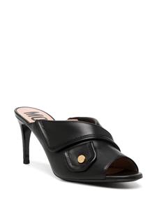 Moschino Leren muiltjes - Zwart