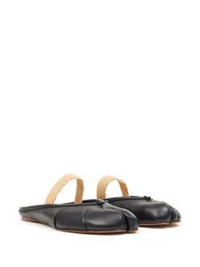 Maison Margiela Tabi leren ballerina's - Zwart