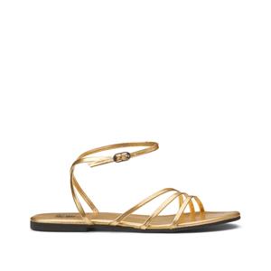 LA REDOUTE COLLECTIONS Sandalen met fijne bandjes, in metallic leer