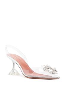Amina Muaddi Begum slingback pumps - Wit