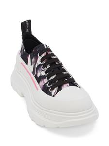 Alexander McQueen Sneakers met plateauzool - Zwart