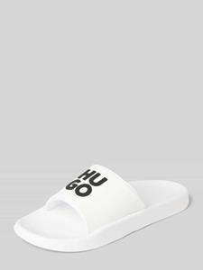 HUGO CLASSIFICATION Slippers met labelprint, model 'Nil'