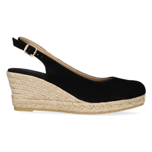 Toni pons Espadrilles Dames Bremen-5A Zwart Suède