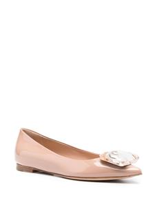 Gianvito Rossi Jaipur pumps verfraaid met kristallen - Beige