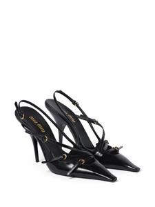 Miu Miu Pumps verfraaid met gesp - Zwart