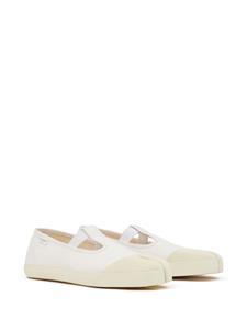 Maison Margiela On the Deck Tabi canvas pumps - Wit