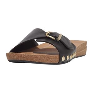 FitFlop iQushion Adjustable Buckle Leather Slippers Dames