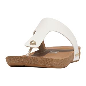 FitFlop iQushion Leather Toepost Teenslippers Dames
