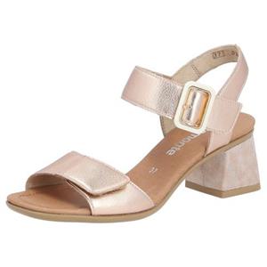 Remonte Sandaaltjes ELLE-Collection , blokhak, zomerschoen, sandaal, avondschoen met klittenband