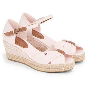 Tommy Hilfiger Sleehaksandaaltjes BASIC OPEN TOE MID WEDGE