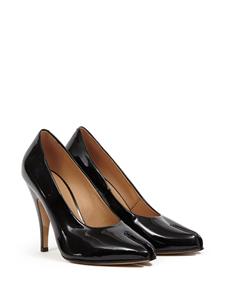 Maison Margiela Tabi 110mm lakleren pumps - Zwart