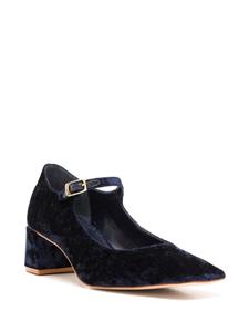 Sarah Chofakian Pumps met vierkante neus - Blauw