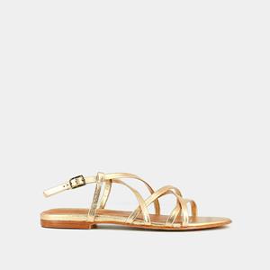 JONAK Platte sandalen in leer Word