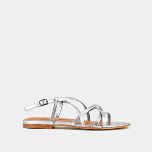 JONAK Platte sandalen in leer Word