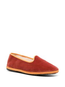 Scarosso William IV velvet loafers - Oranje