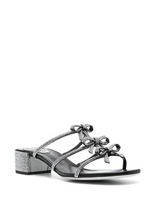 René Caovilla Caterina 35mm mules - Zwart