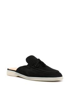 Scarosso Lucrezia suede mules - Zwart
